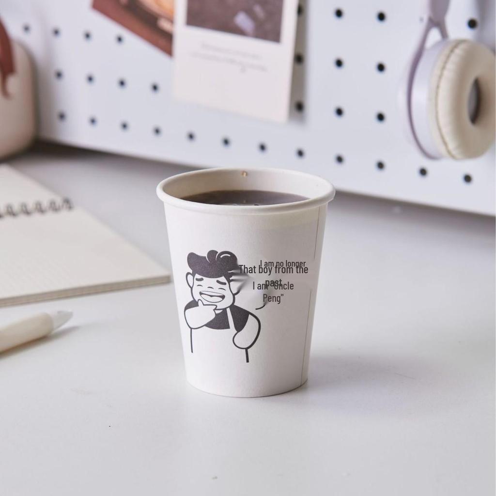 60 Extra-Thick Disposable Paper Cups, Year of the Horse Edition - Ideal for Tea & Milk Tea, Home & Commercial Use