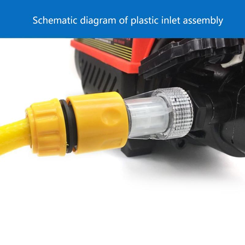 Car Washer Adapter High Pressure Washer Water Filter Automobile Washing Machine Water Connector Set Hose Pipe Fitting