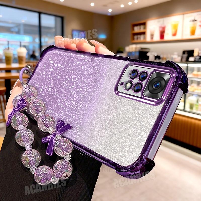 Note11s Hvězdná šňůrka Pokovený Třpytivý Nárazuvzdorný Silikonový Kryt Na Pro Xiaomi Redmi Note 11 Pro 11pro 4g 5g 11s Zadní Kryt Note11