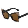 New Vintage Cat Eye Exaggerate Sunglasses Women Men Square Sun Glasses Big Eyewear  for Male Female Special Shaped