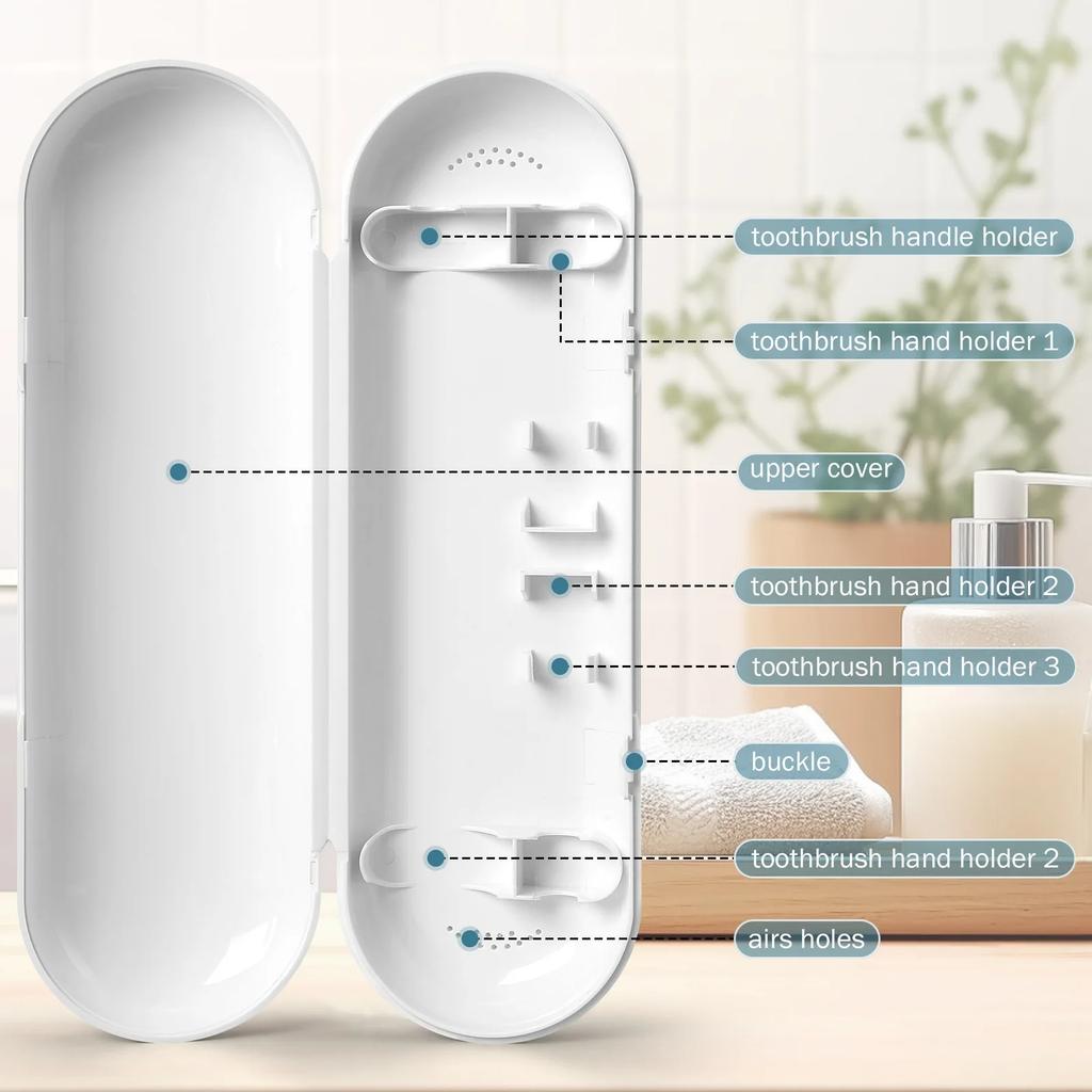 1PC Electric Toothbrush Travel Box Compatible with Oralb io Portable Dustproof Toothbrush Box