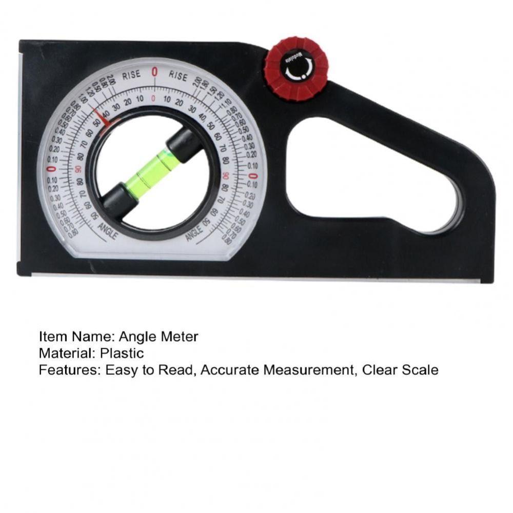 Angle Meter Slope Measuring Ruler Gauge Tilt Level Meter Portable Slope Scale Level  Household