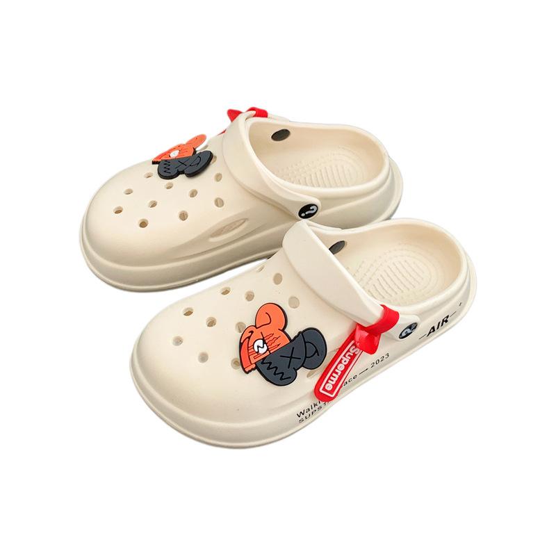 Hole Shoes Children's Slippers Summer Boys and Girls Babies Children Wear Thick-soled Non-slip Children's Bag Head Sandals