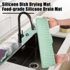 Anti-spray Sink Splash Guard Silicone Drainage Mat New Faucet Splash Pad  Bathroom