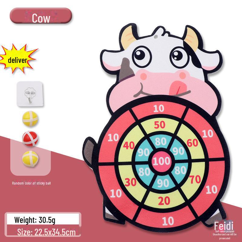 Kids' Interactive Sticky Ball Dart Board for Indoor & Outdoor Play