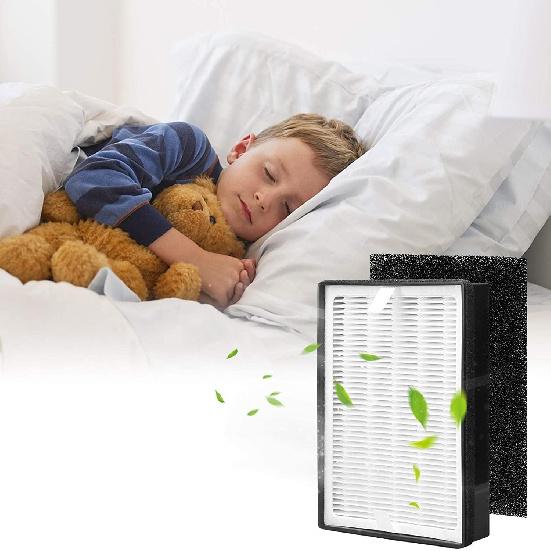 H126 Replacement HEPA Filter, Compatible with Levoit LV-H126, Includes 2 HEPA Filters and 8 Activated Carbon Pre-Filters Set, LV-H126-RF