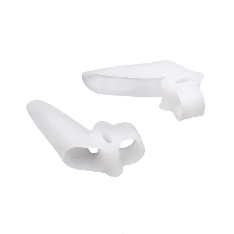 Hallux Valgus Orthosis, Double Ring Daily SEBS Toe Care Protective Foot Cover Foot Refolding Toe Separation Orthosis