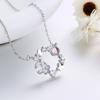 925 Sterling Silver Moonstone Butterfly Wreath Necklace Pendant For Women Wedding  Fashion Jewelry Accessories Dz360