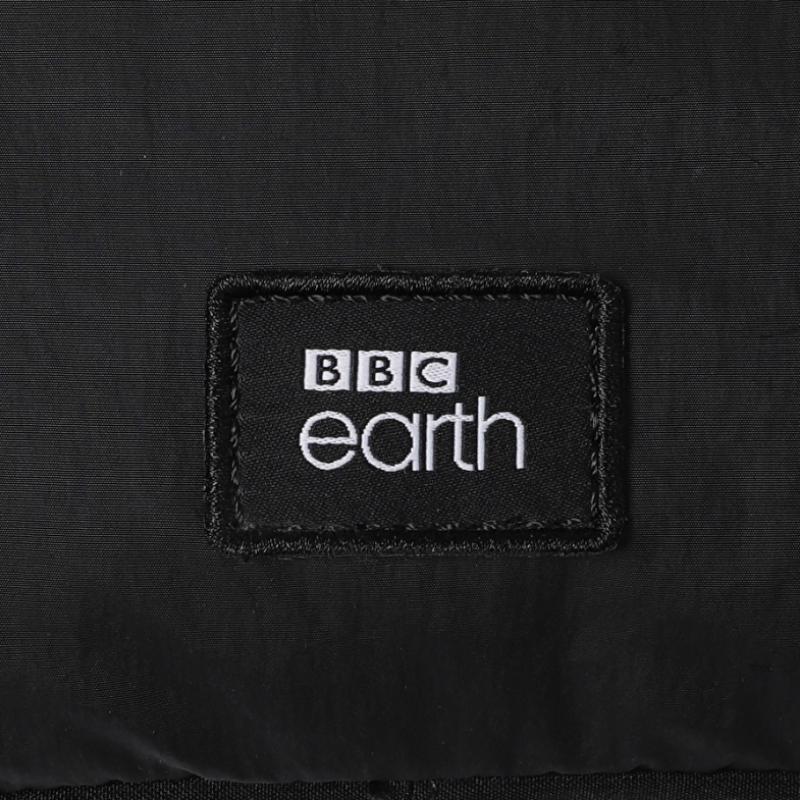 Bbc Earth Solid Shoulder Backpack  Black 