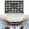 Car Roof Luggage Storage Net Cargo Net Organizer Universal Mesh Bag SUV Sedan Car Ceiling Net Pocket Interior Accessory