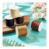 Beadthoven Nylon Thread Macrame String Cotton Rope 5 Roll Set 0.8mm Diameter Mixed Color 38-45m/roll Craft Accessories Braided String Weaving Yarn