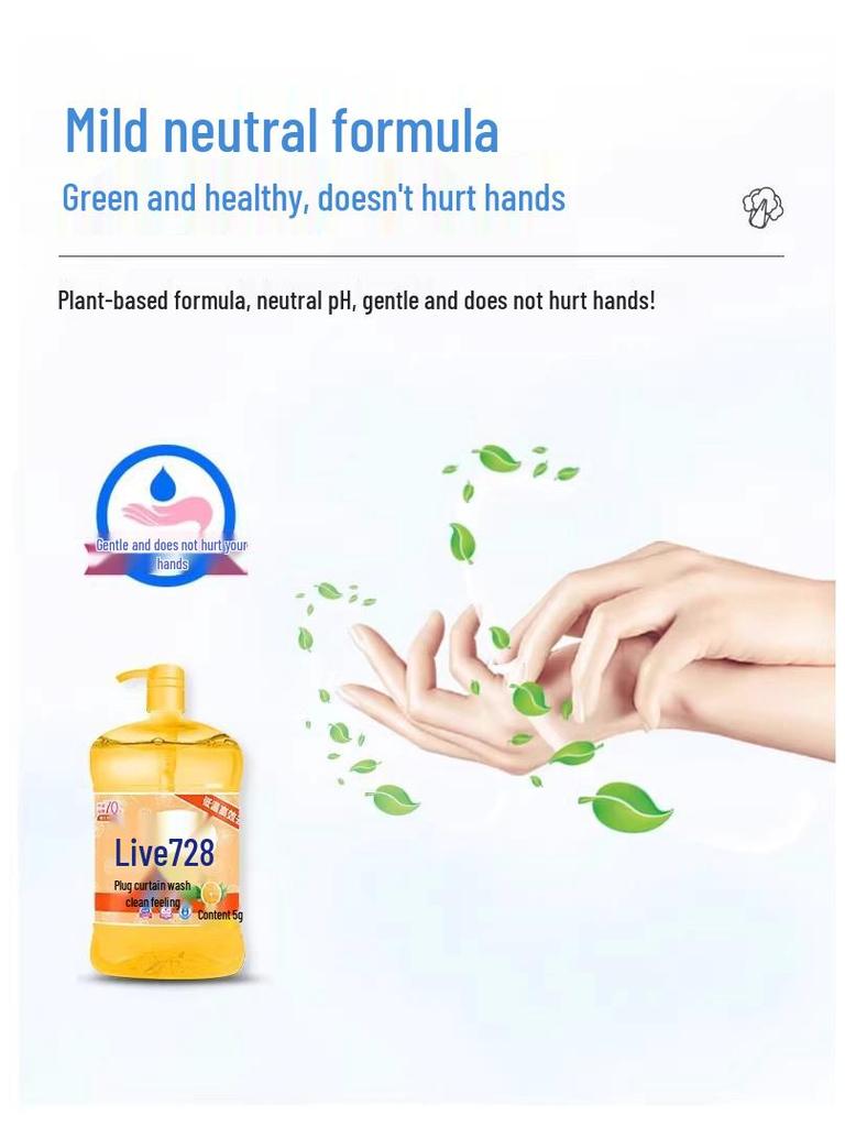 Vitality 28 Dish Soap: Effortless Degreasing and Rinsing for Dishes, Fruits, and Vegetables- Ideal for Home or Restaurant Use