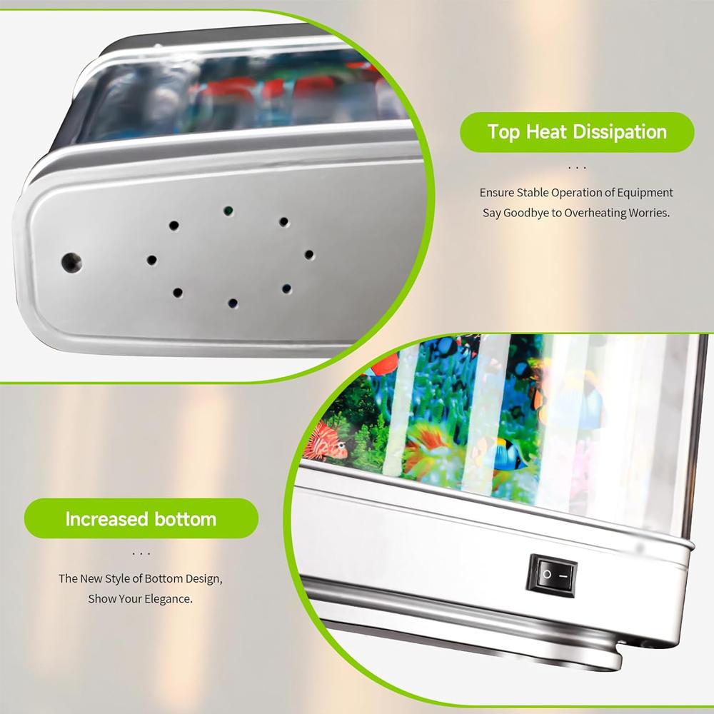 Artificial Tropical Fish Tank Lamps Aquarium Decor Virtual Ocean in Motion Night Light For Children Halloween Christmas Gift Toy