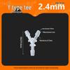 Y-Type Tee Barb Hose Connector for Water and Oxygen