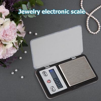 Jewelry Scale Practical Balance Weight Scale Portable Multi-function  Lightweight Automatic Energy Alarm with LCD Screen