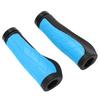 1 Pairset Bike Handlebar Cover Grips with Alloy Double Lock Anti Slip Cycling Handle GripBlue