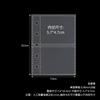 10pcs M5 Binder Sheet Refill 5 Rings Clear PP 3inch 1grid Pocket A8 Loose Leaf Inner Page for Idol Photocard Holder Book