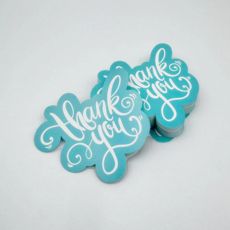 50-Pack Unique Minimalist Thank You Cards with Envelopes Creative Small Irregularly Shaped Cards for Clients Customers Employees