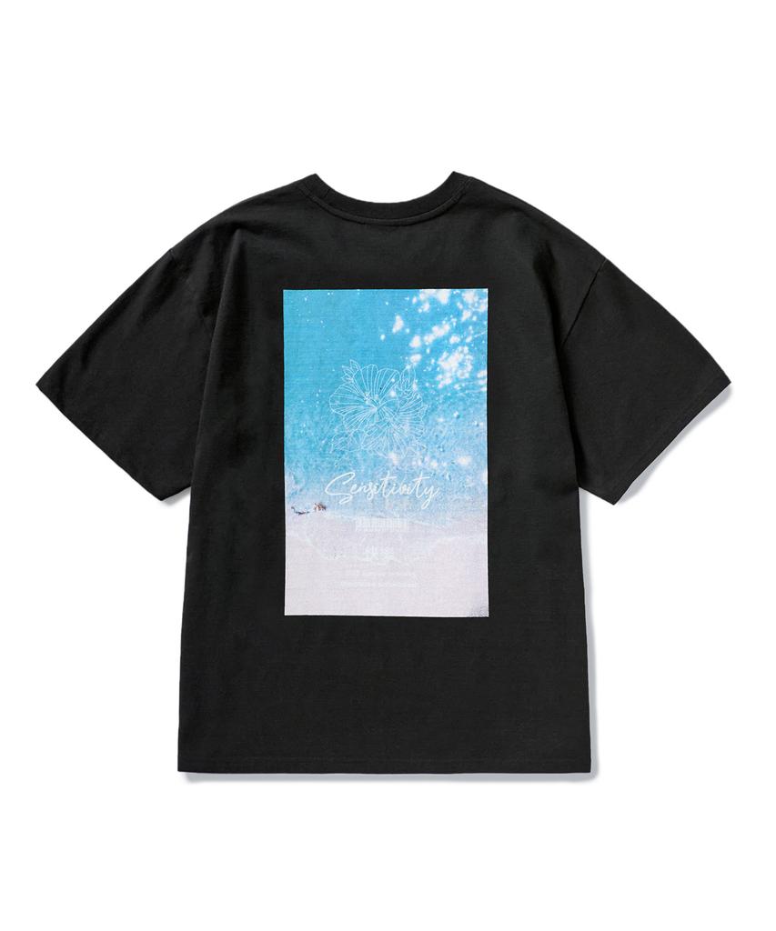 MINIMALPROJECT Sensitivity Beach Short Sleeve T-Shirt Mst162 [Black]