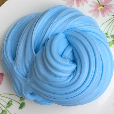 35g Macaron Color Fluffy Slime Toys DIY Squishy Kids Toy With Box Polymer Light Soft Clay Modeling Clay Plasticine Cloud Slime