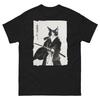 Samurai Cat Vintage Ukiyo-e Warrior Art Graphic Cat Art T-Shirt