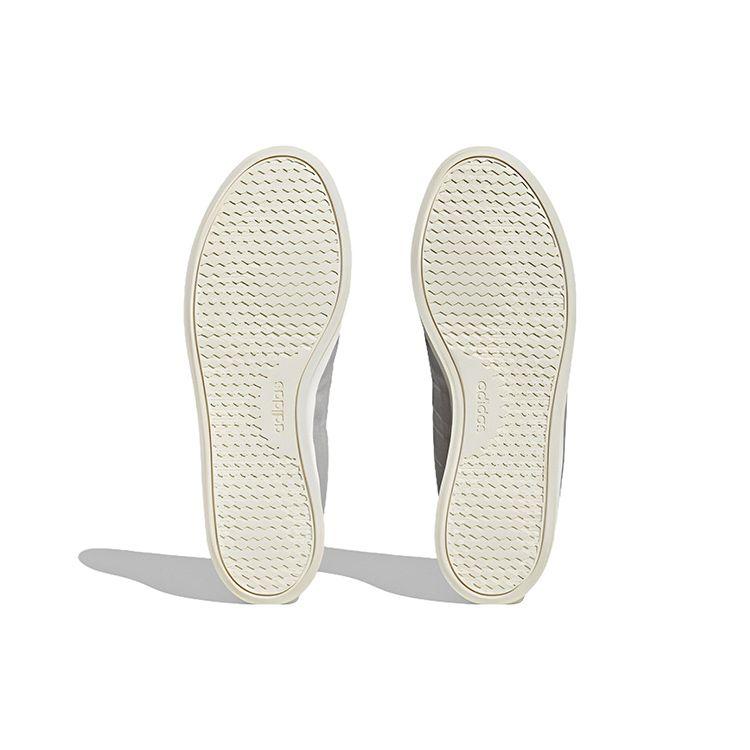 Adidas Neo City Canvas Slip Resistant Durable Lightweight Low Top Skate Shoes Unisex Sneaker Silver Gray IE0417
