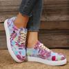 Women's Casual Flat Bottomed Lace Up Canvas Shoes
