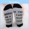 If You Can Read This Unisex Cotton Mid-calf Socks With Embroidered English Letters Breathable Shaping Sweat-absorbing