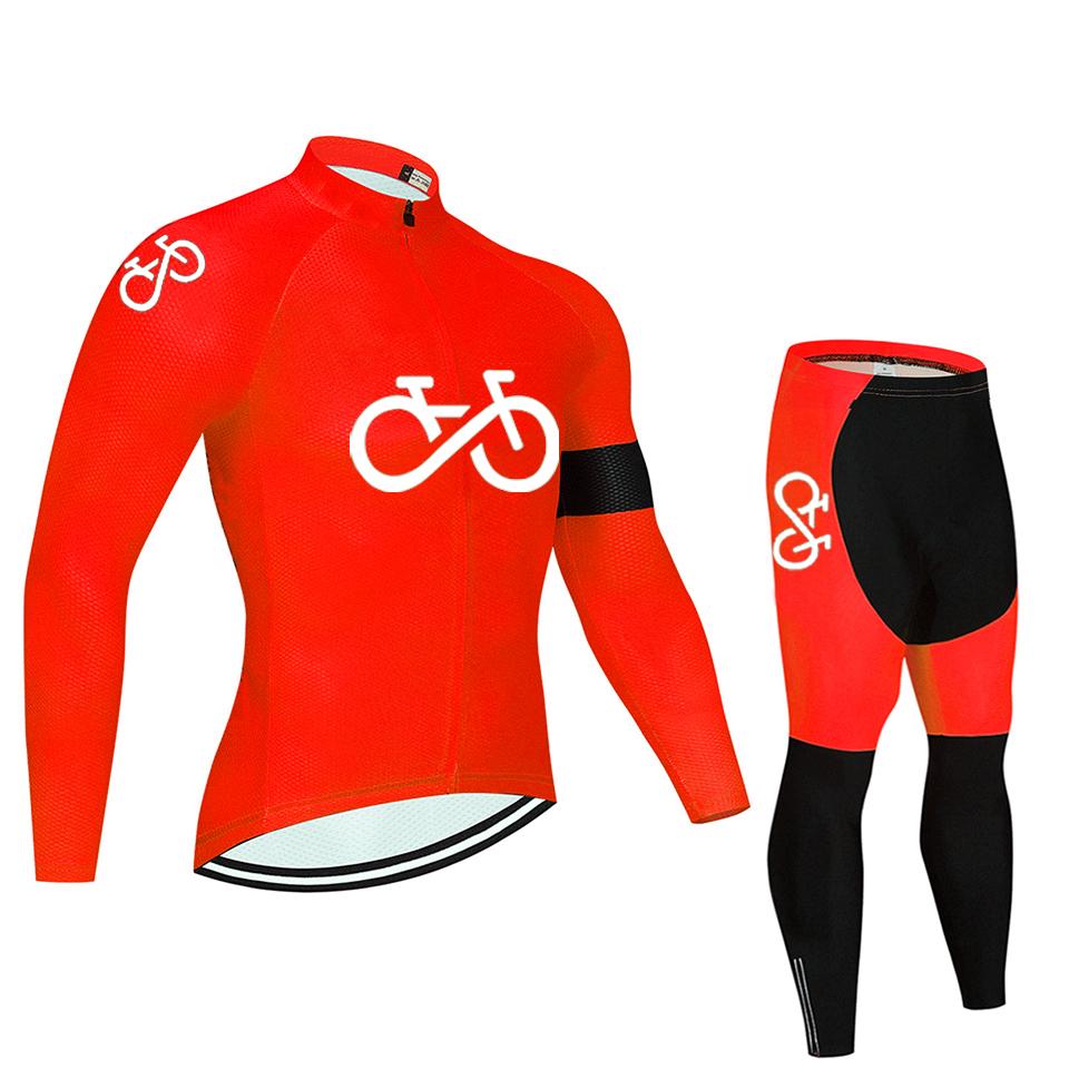 2026 Long Sleeve Bike Jerseys Pants For Men Latest Autumn Cycling Sets Pro Team Racing Sportswear Bicycle Suits Uniform