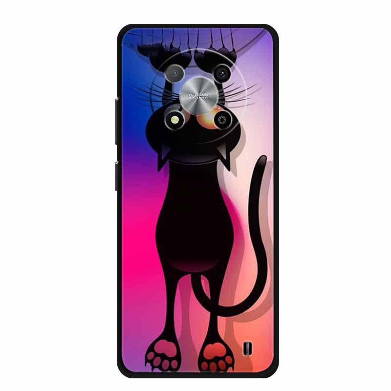Custodia Per ZTE Blade A73 5G Lusso Morbido Silicone TPU Copri Telefono Per ZTE Blade A73 5G 7160N Cartoon Fiori Protettivi Nuovi Fundas