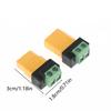 XT60 Male Female To 2Pin Terminal Adapter Solderless Charging Connector For UAV Balance Charger Solar Panel Model Devices