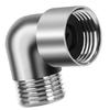 90 Degree Shower Head Elbow Adapter Shower Arm Angle Adapter for Wall mounted Shower or Hand Shower Easy Install