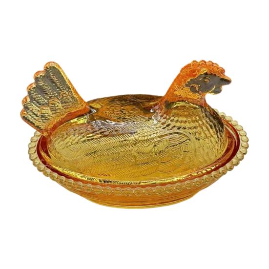 

Clear Chicken Storage Box Multi-purpose Snacks Candies Nuts Foods Container Jar Jewelry Holder Kitchen Table Centerpiece Decorative Box золотистий