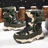 Kids Snow Boots Warm Anti-Slip Winter Shoes Toddler Winter Outdoor Boots for Boys Girls for Outdoor Skiing