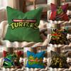 T-Teenage Mutant Ninja Turtles Cushion Cover Multi-Scene Pillow Cover for Home & Car - Reversible, Soft & Durable for Daily Use