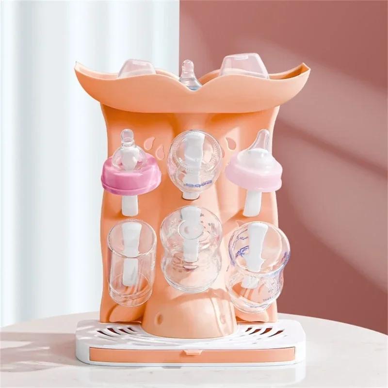 Baby Bottle Drying Rack with Modern Appearance Baby Bottle Air Dryer Vertical Bottle Drying Stand Baby Bottle Drying 066B