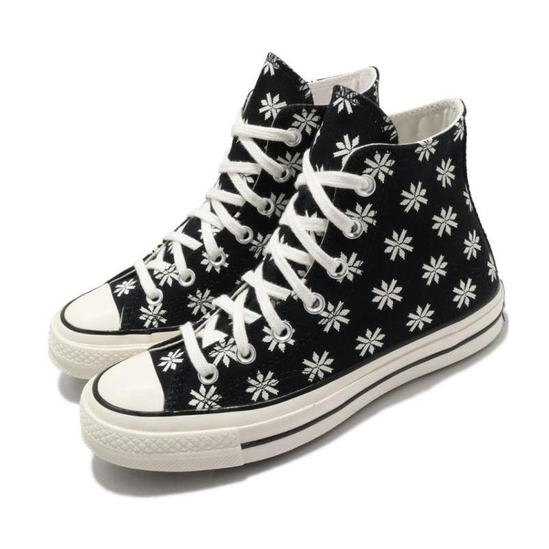 Converse 1970s Chuck Taylor All Star Round-toe Lace-up High-Top Espadrilles Unisex Black & White