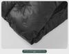 Unisex Black Gold Hooded Down and Velvet Cotton Jacket – Warm Autumn/Winter Coat