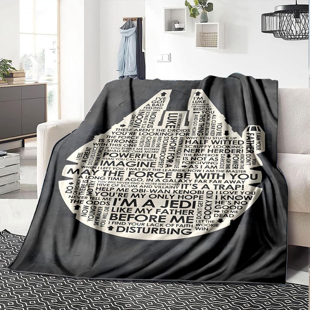 Star Wars Blanket Comfortable Suitable for Picnics Livingroom Office Four Seasons Multipurpose Modern Birthday Christmas Gift Blanket