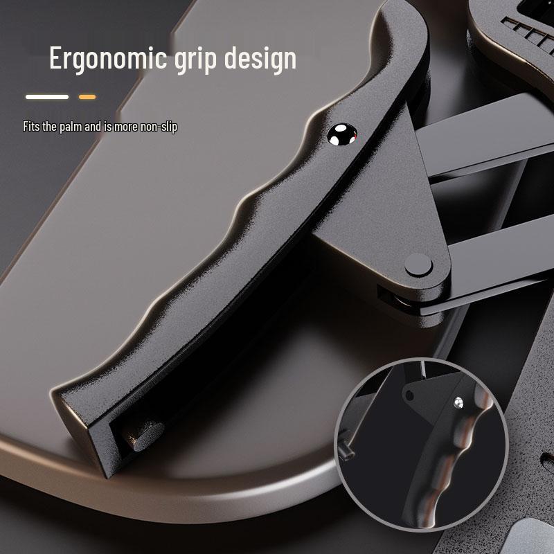Adjustable Carbon Steel Grip Strengthener with Electronic Counter for Wrist and Arm Muscle Training