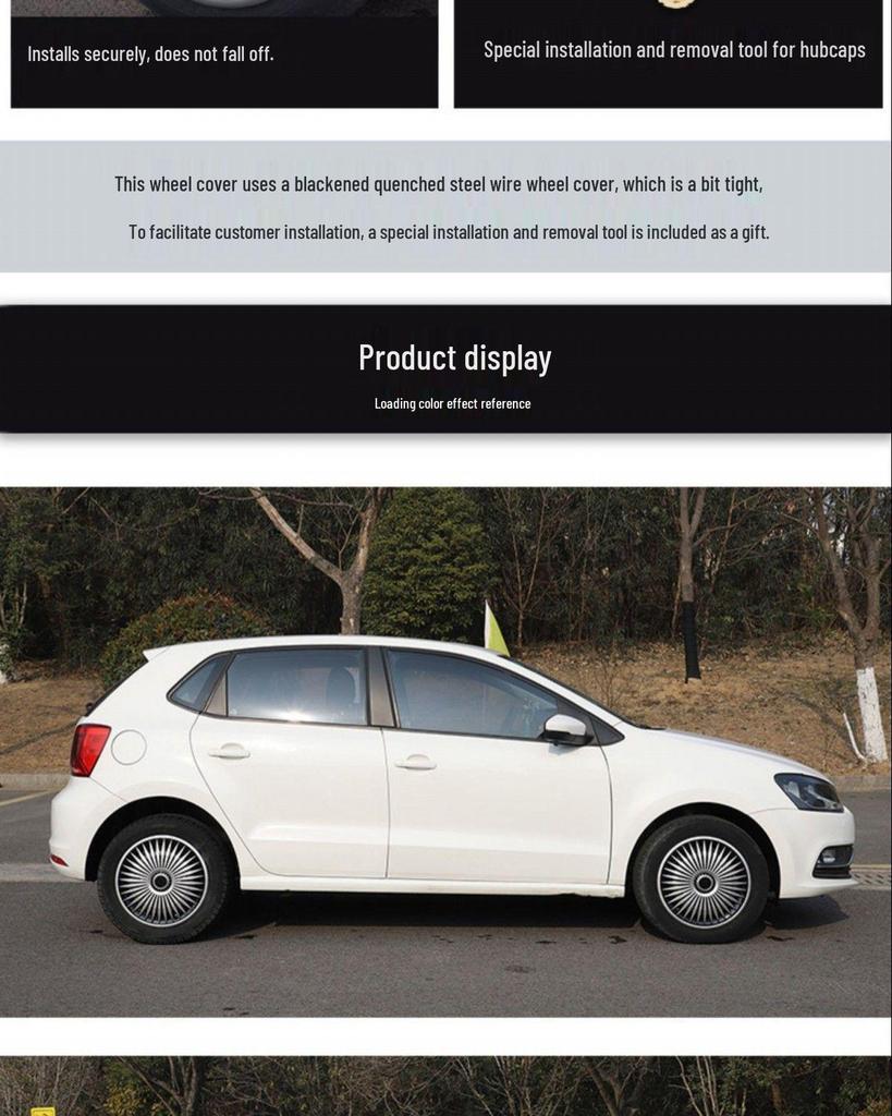 Geometry E Firefly 16-Inch Wheel Cover 2024 Model - Decorative Cover for Electric Vehicles