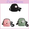 Canvas Small Bag For Women Street Style Crossbody Purse With Zipper Closure For Daily Use