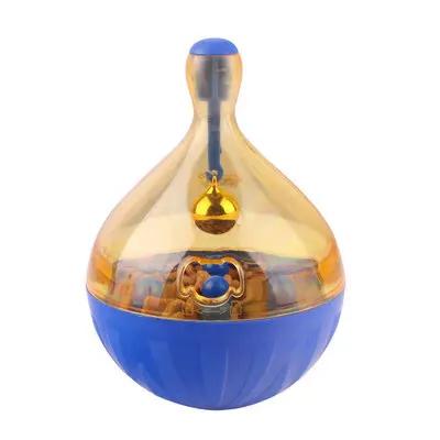 Bone Shape Pet Toy Fun Bowl Toy Feeder Cat Tumbler Leakage Food Cat Toy Ball Puppy Pet Training Exercise Fun Bowl