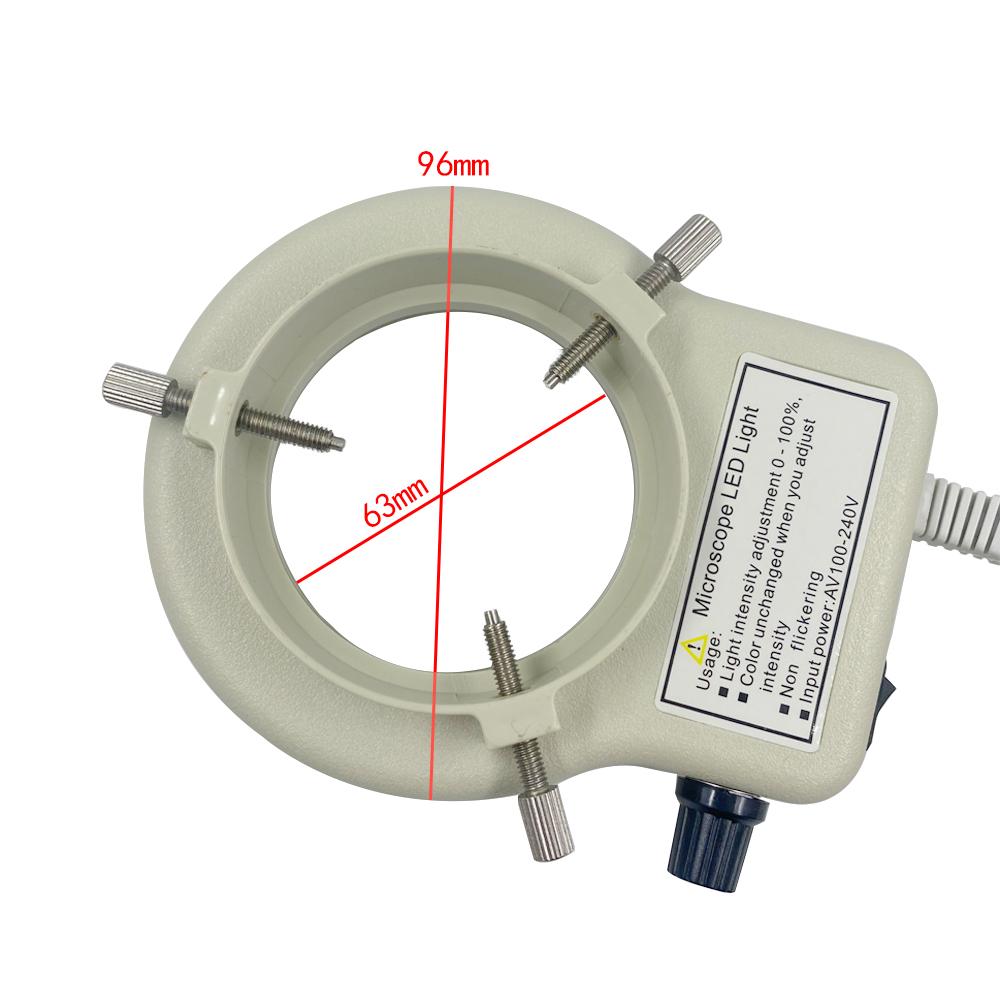 Microscope LED Ring Light Illuminator Lamp For Microscope Excellent Circle Light Industrial Microscope Camera Light Source