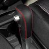 Černý Kryt Límce Řadicí Páky z Pravé Kůže pro Nissan Tiida 2005 200 2007 2008 2009 Automatická Hlavice Řadicí Páky Pouzdro