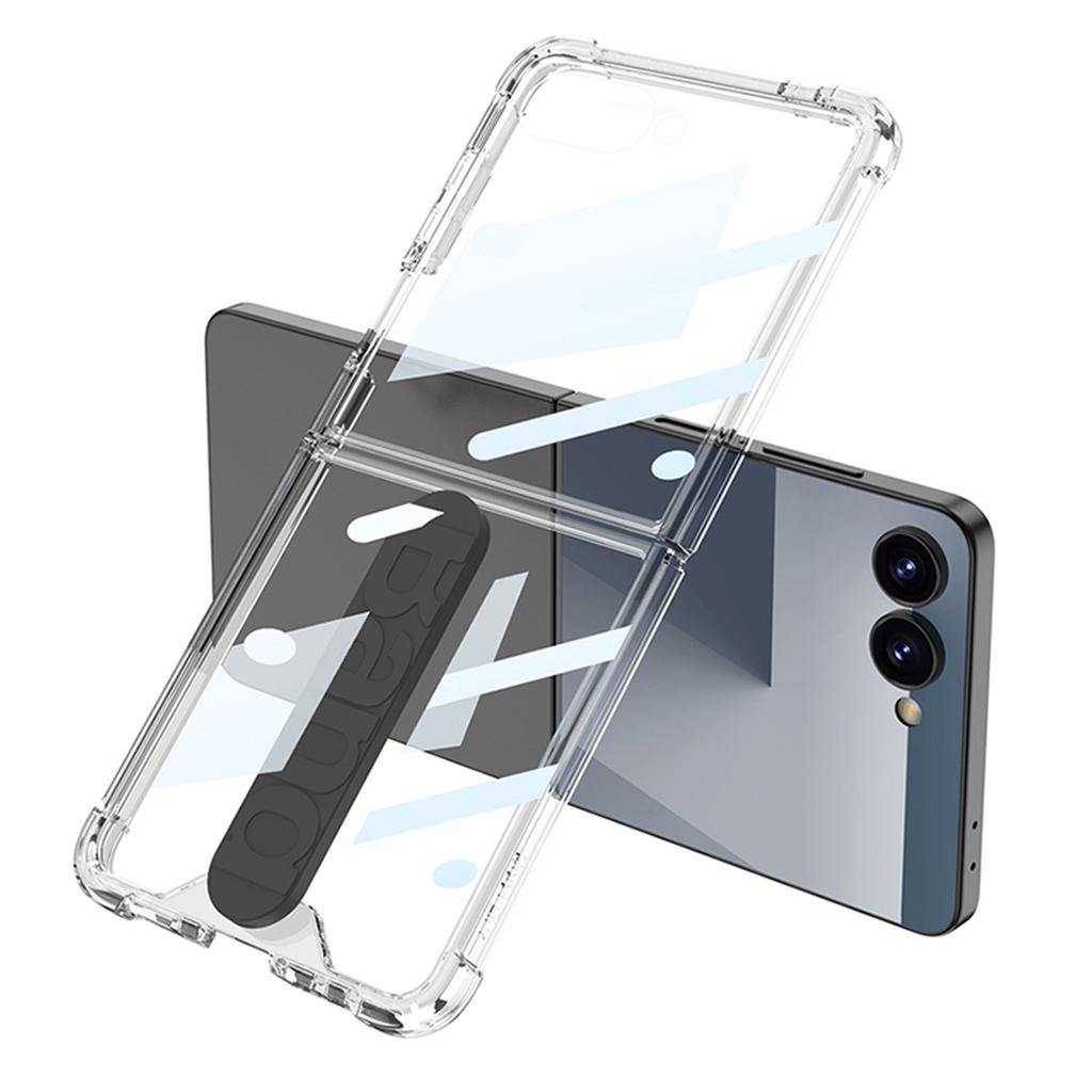 Samsung ZFlip7 Handyhülle Faltbarer Bildschirm Galvanisiertes Phantom Voll Inklusive Silikon Armband Hülle Folie Schutzhülle Hartschale