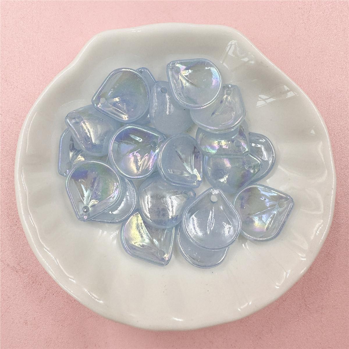 

Аксессуары 13,5*14,8 мм AB цвета лепестки цветов 20 шт. серьги-шпильки браслет кулон Шарм бусины DIY для изготовления ювелирных изделий аксессуары синий