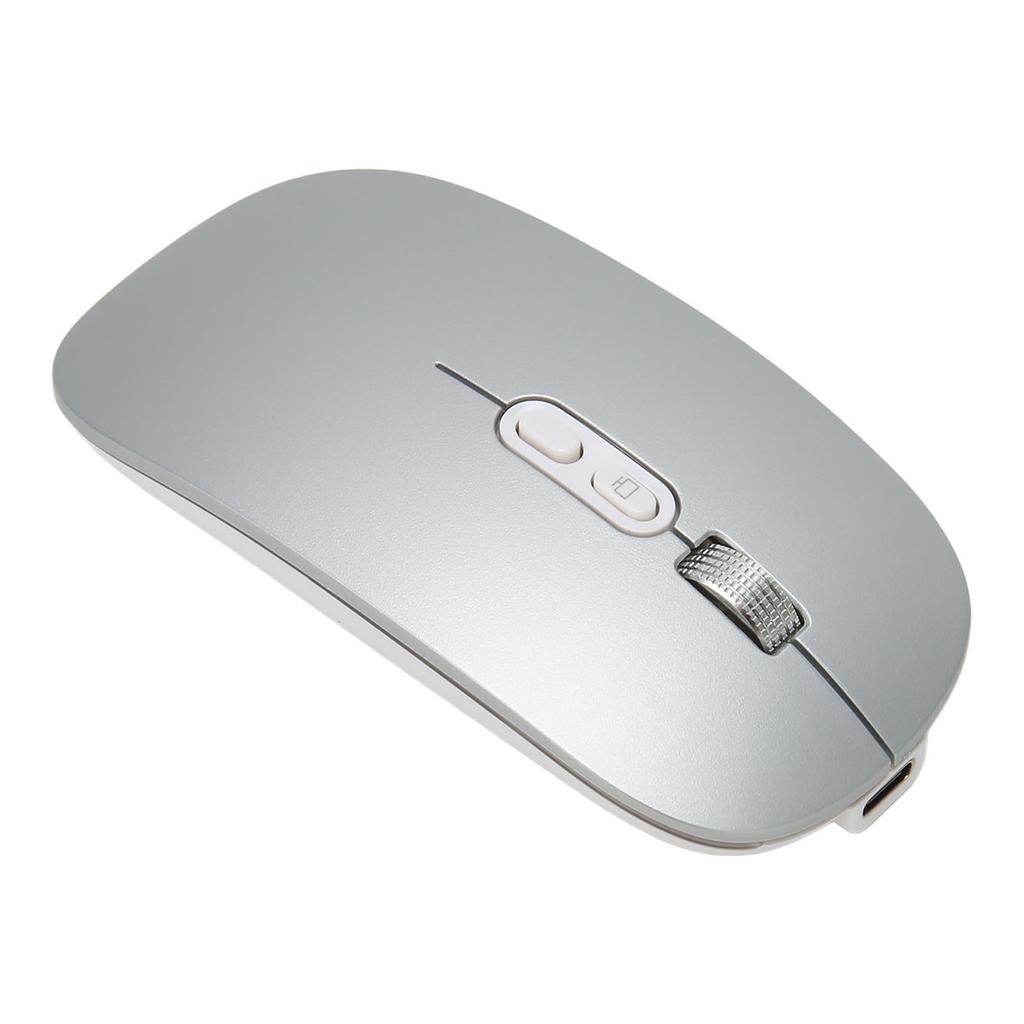 Bluetooth Mouse Silent Type C Charging 2.4G Wireless Mouse with Colorful Light for Macbook for