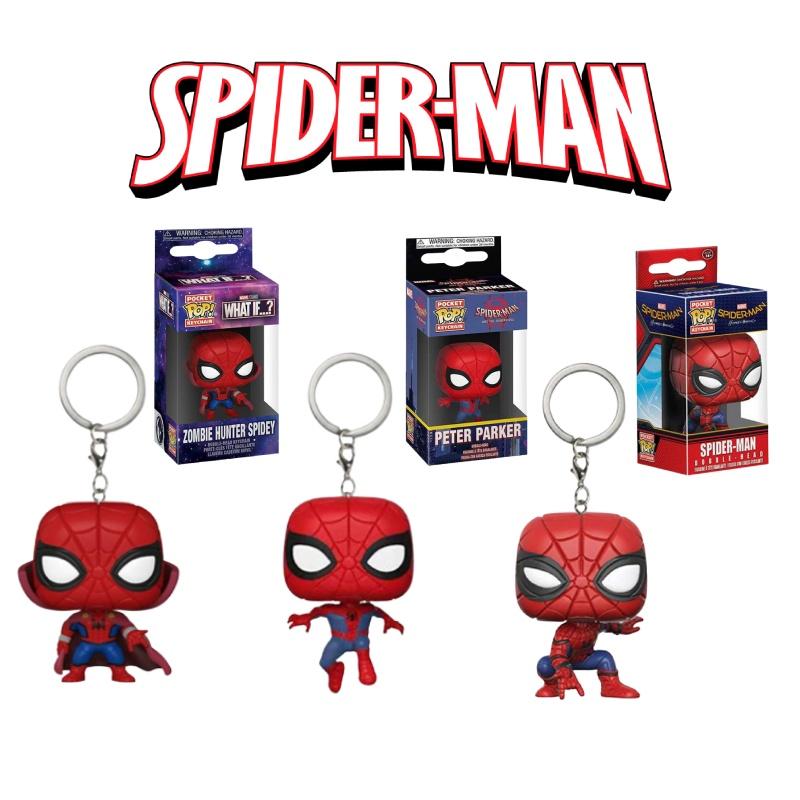Spider-Man Universum Sammlerstücke Mit Ständer, Umhang Und Schlüsselanhänger
