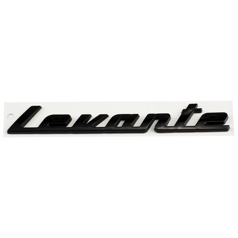 1Pc Levante letter logo car sticker for Levante SUV body sticker GTS modified 3.0T rear trunk label tail emblem accessories